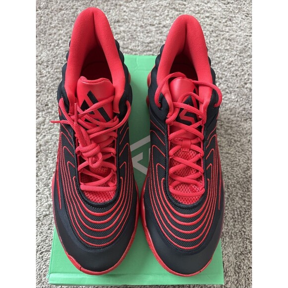 Nike Giannis Immortality 4 Black University Red FQ3680 004 Men's Size 13 New